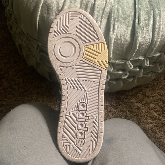 Adidas White and Navy High-Top Sneakers - Picture 6 of 8